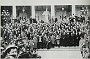 Manifestazione patriottica studentesca alla Gran Guardia (inizi del secolo) (Luciana Rampazzo)